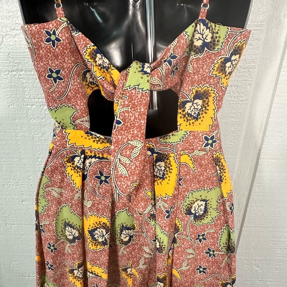 Chelsea 28 Mauve Floral Spaghetti Strap Dress Size XS NWOT - Picture 11 of 14